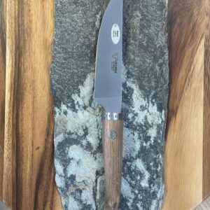 Couteau Gourmet Laguiole, manche en noyer, lame de 15 cm, acier 14C28N